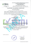 Performance certificate of Kleanlabs clean room doors