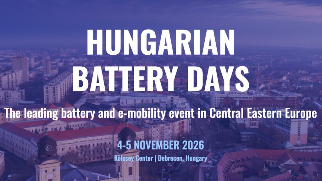 Hungarian Battery Days 2026 konferencia Debrecenben akkumulátoripari és energiatárolási fókuszokkal - Ipari Expo